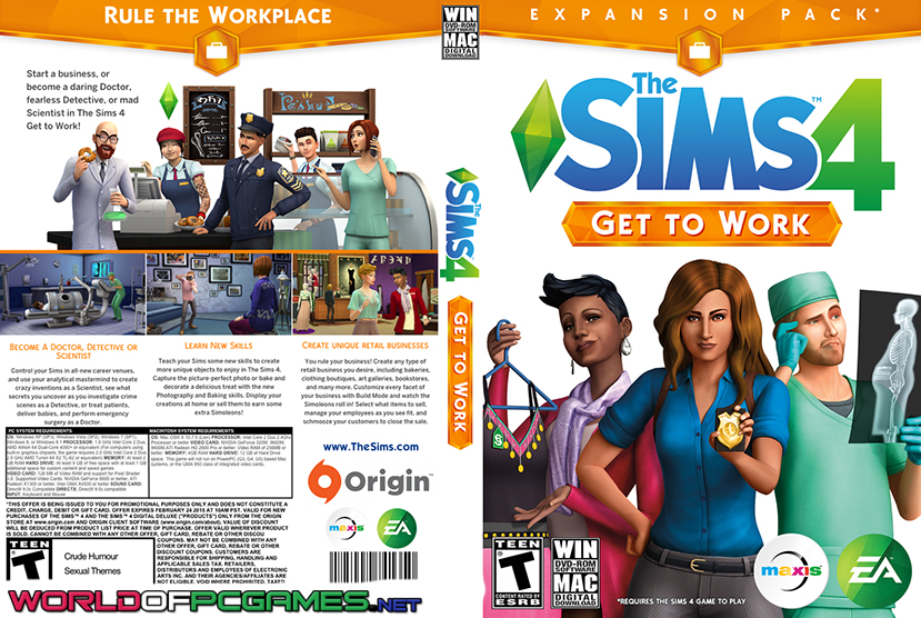 The Sims 4 Get To Work Download Torrent